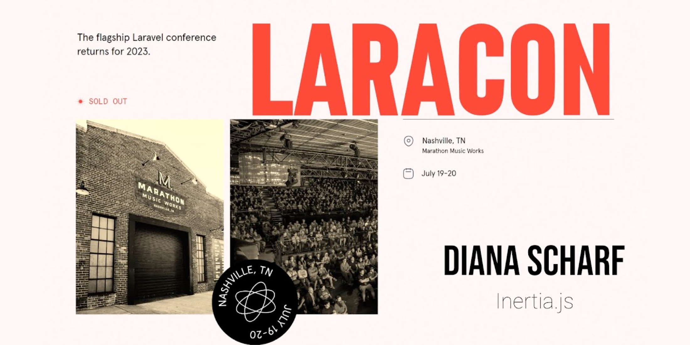 Diana Scharf's "Inertia.js" talk from Laracon image