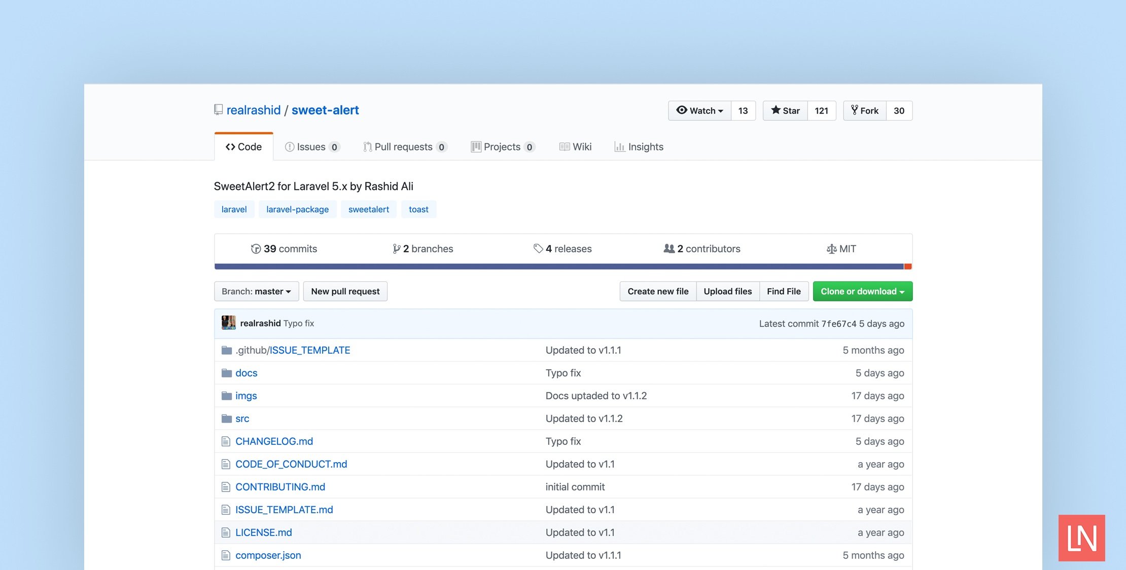 Laravel SweetAlert image