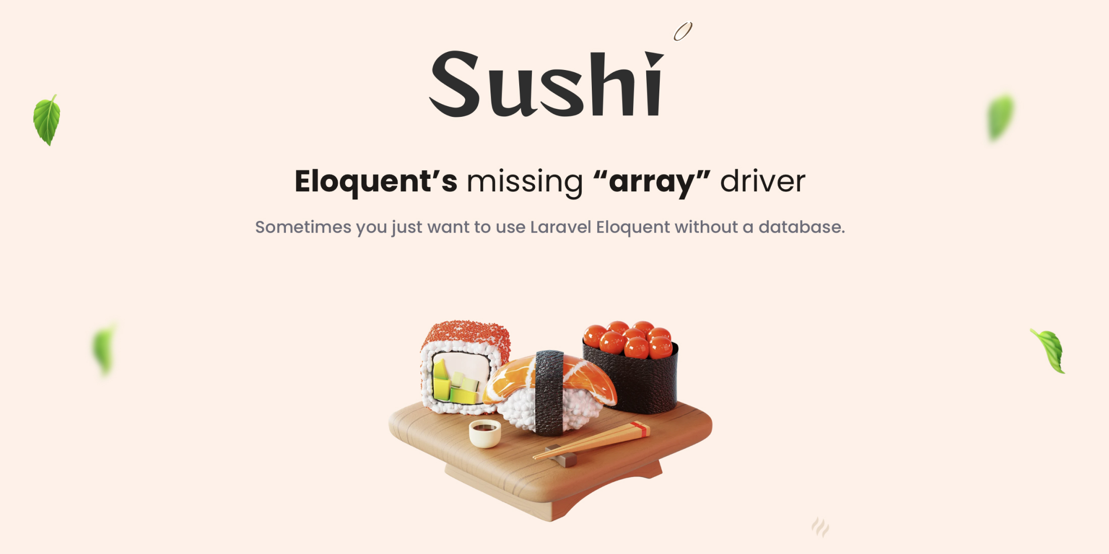 Learn Laravel Sushi - The array driver for Eloquent image