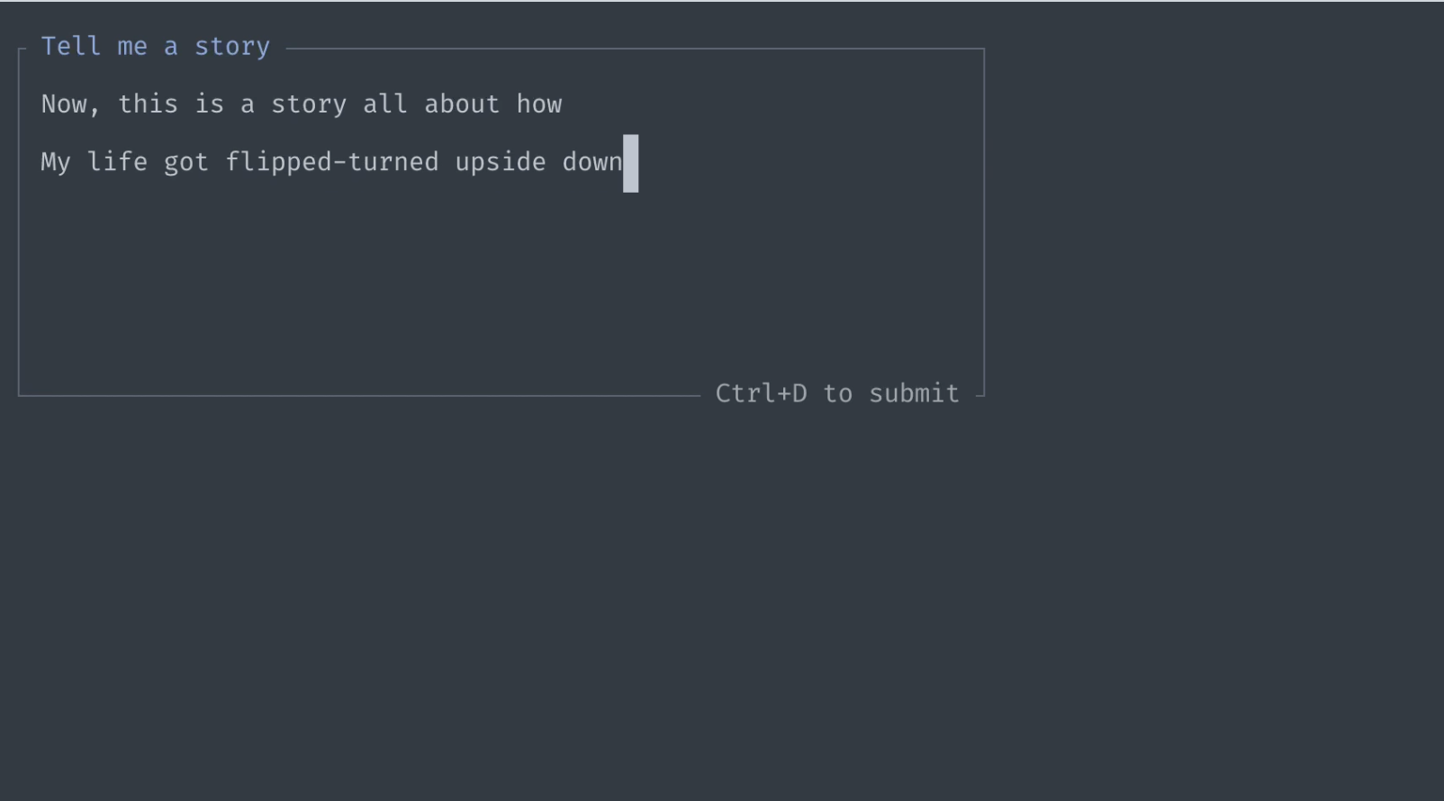 Multi-line text input in Laravel Prompts