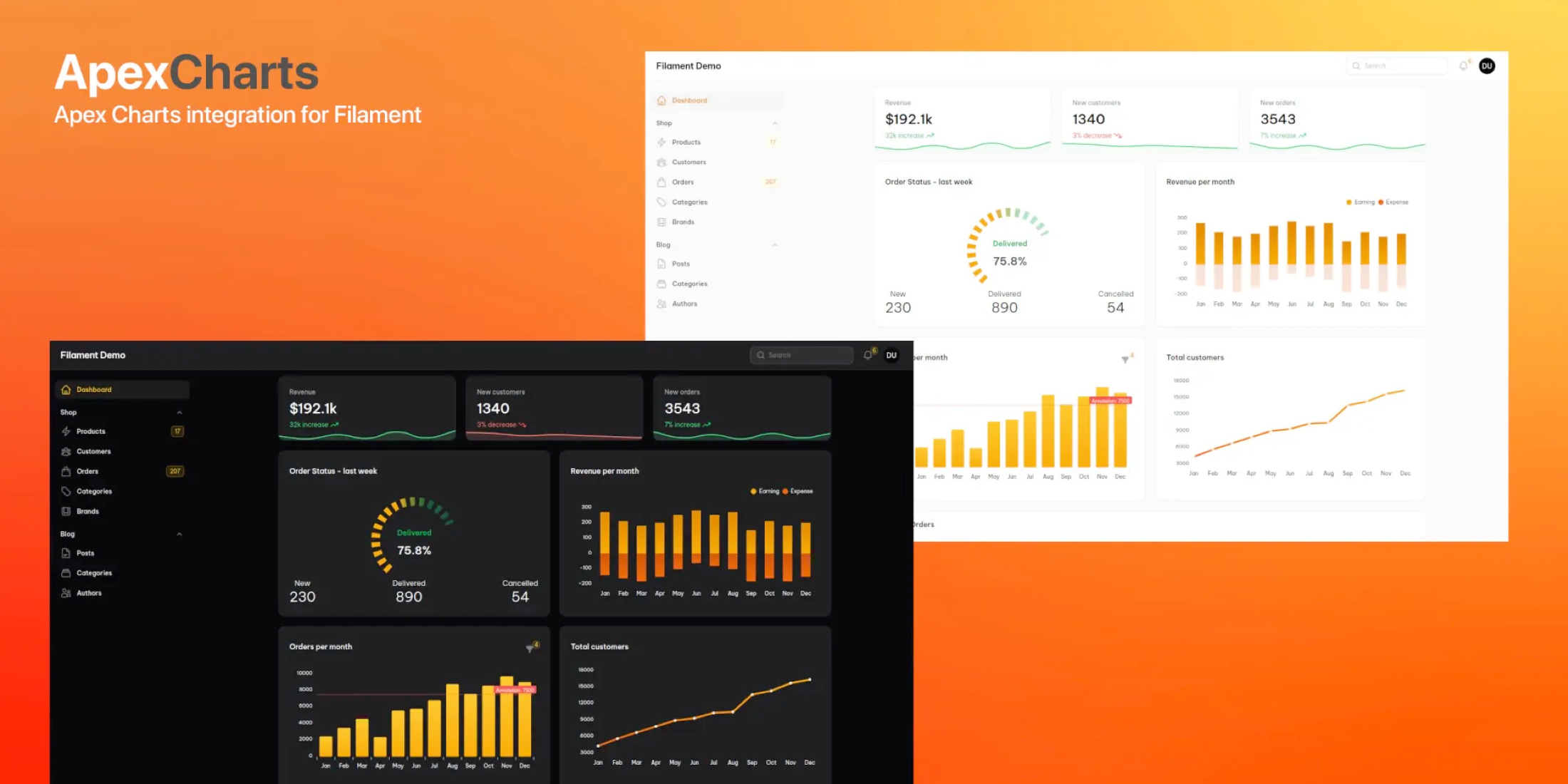 Create Beautiful Charts in Filament With the Apex Charts Plugin image