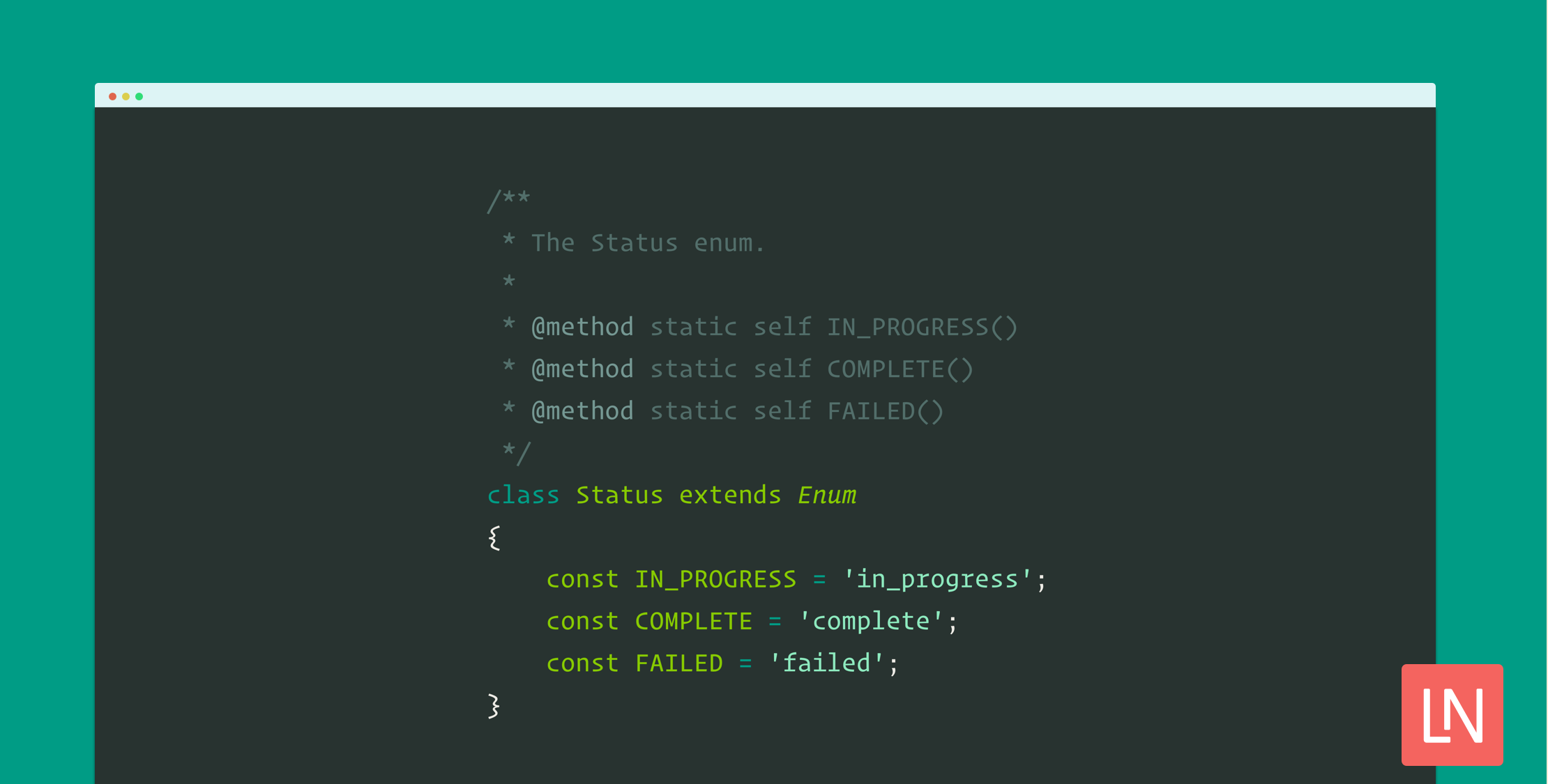 Laravel Enum Package for Generating enum-php Classes image