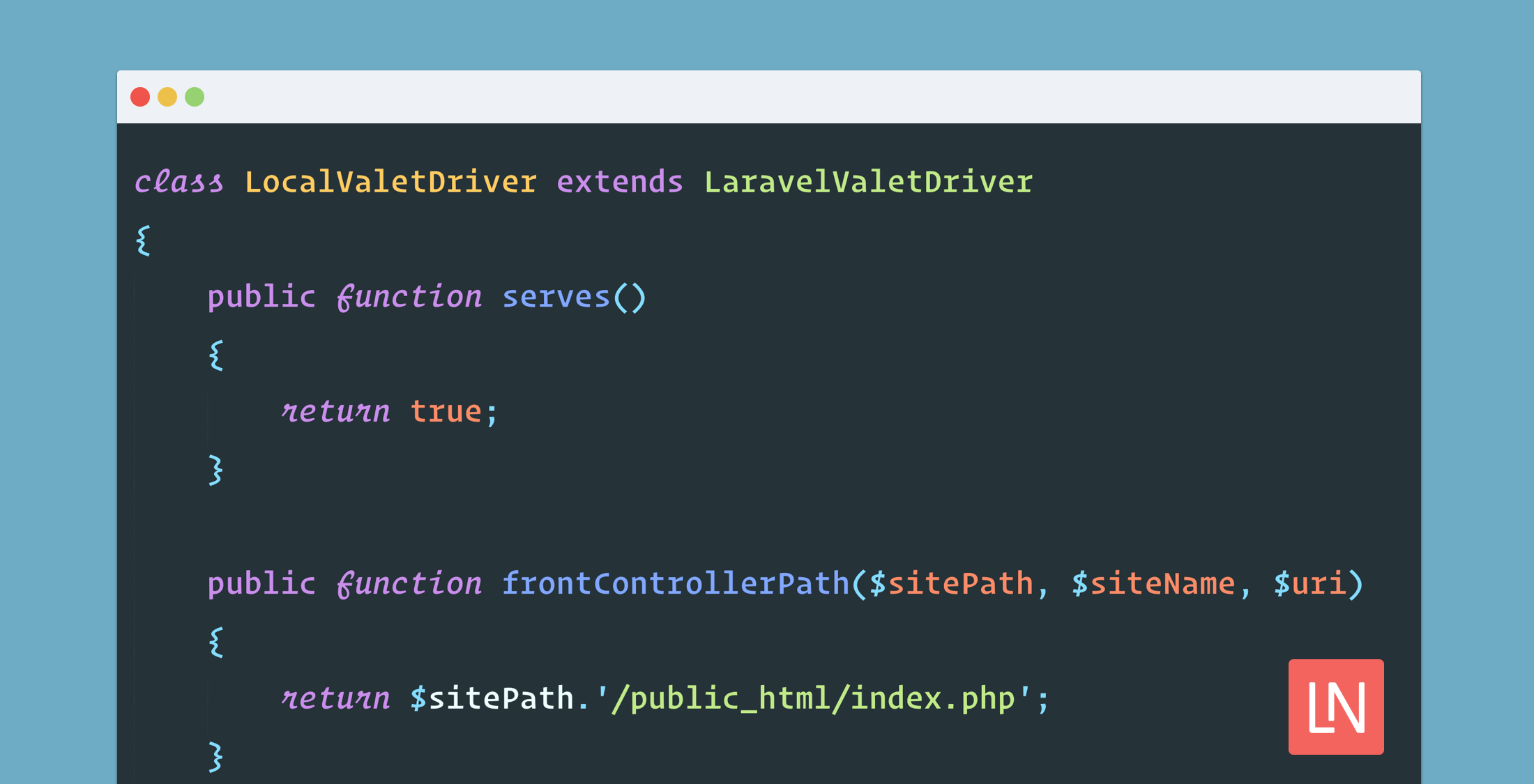 Laravel Valet Supports Custom Per-Site Drivers image