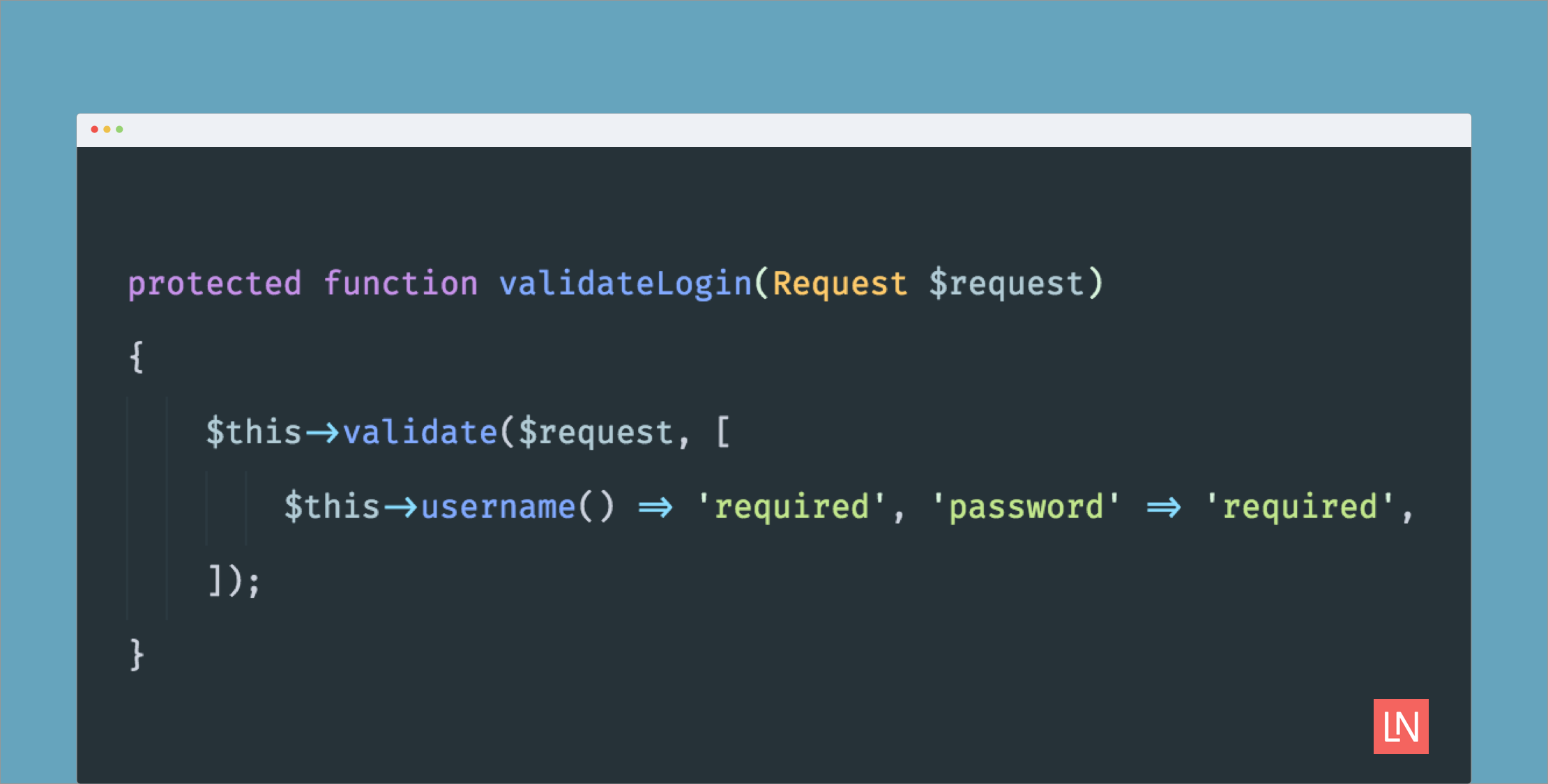 Learn how to change Laravel’s login validation image