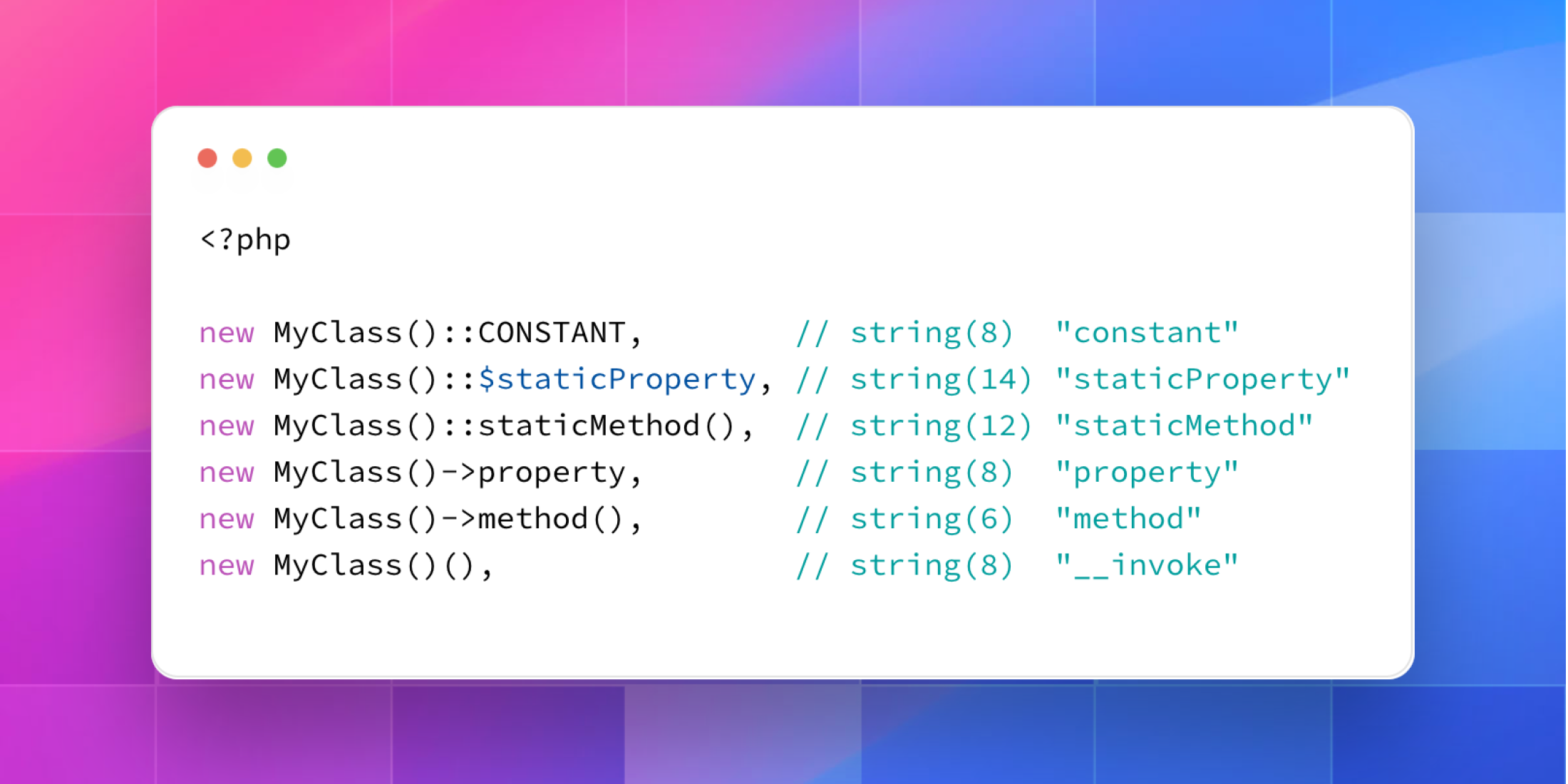 Is class instantiation without extra parenthesis coming to PHP 8.4? image