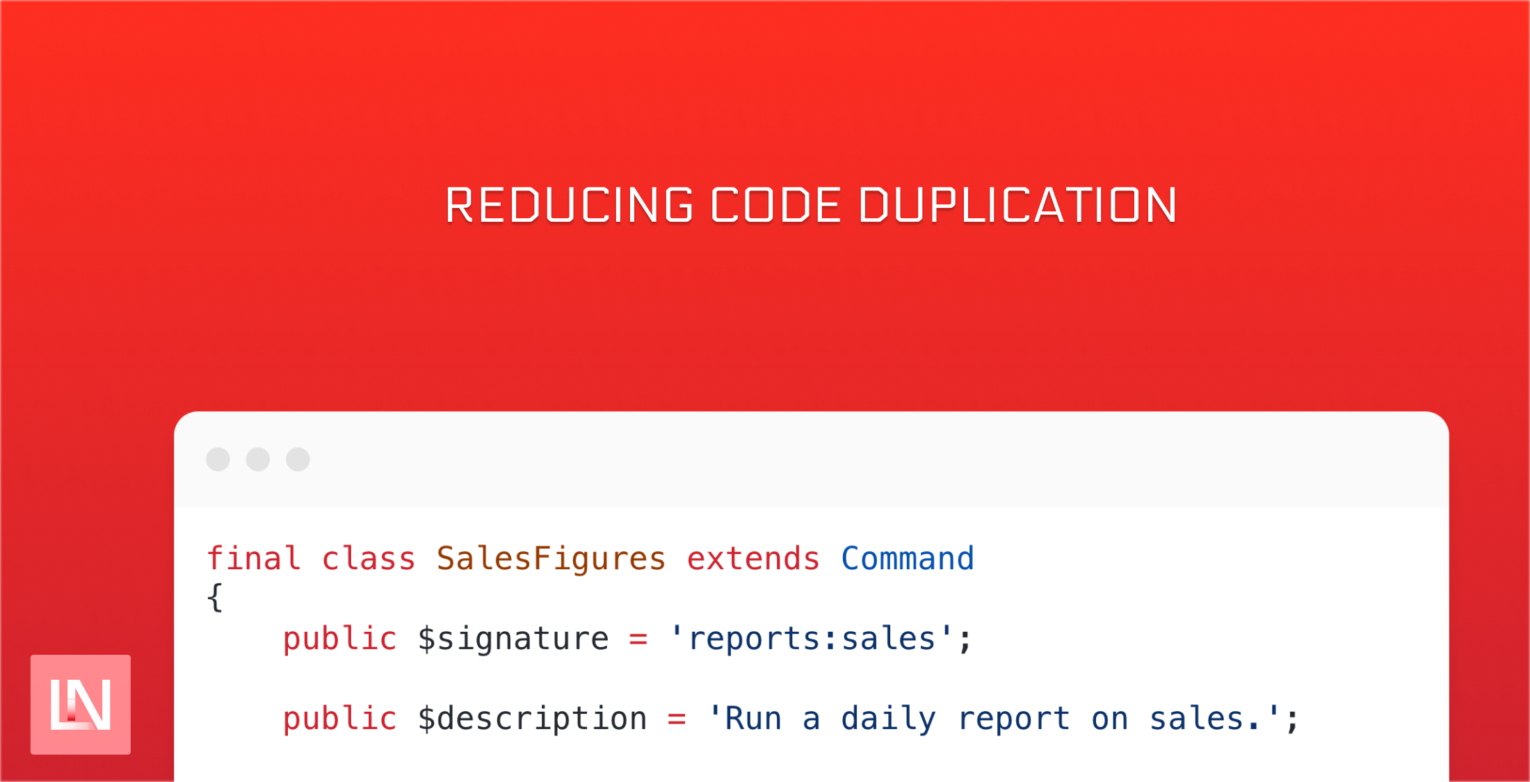 Reducing code duplication image