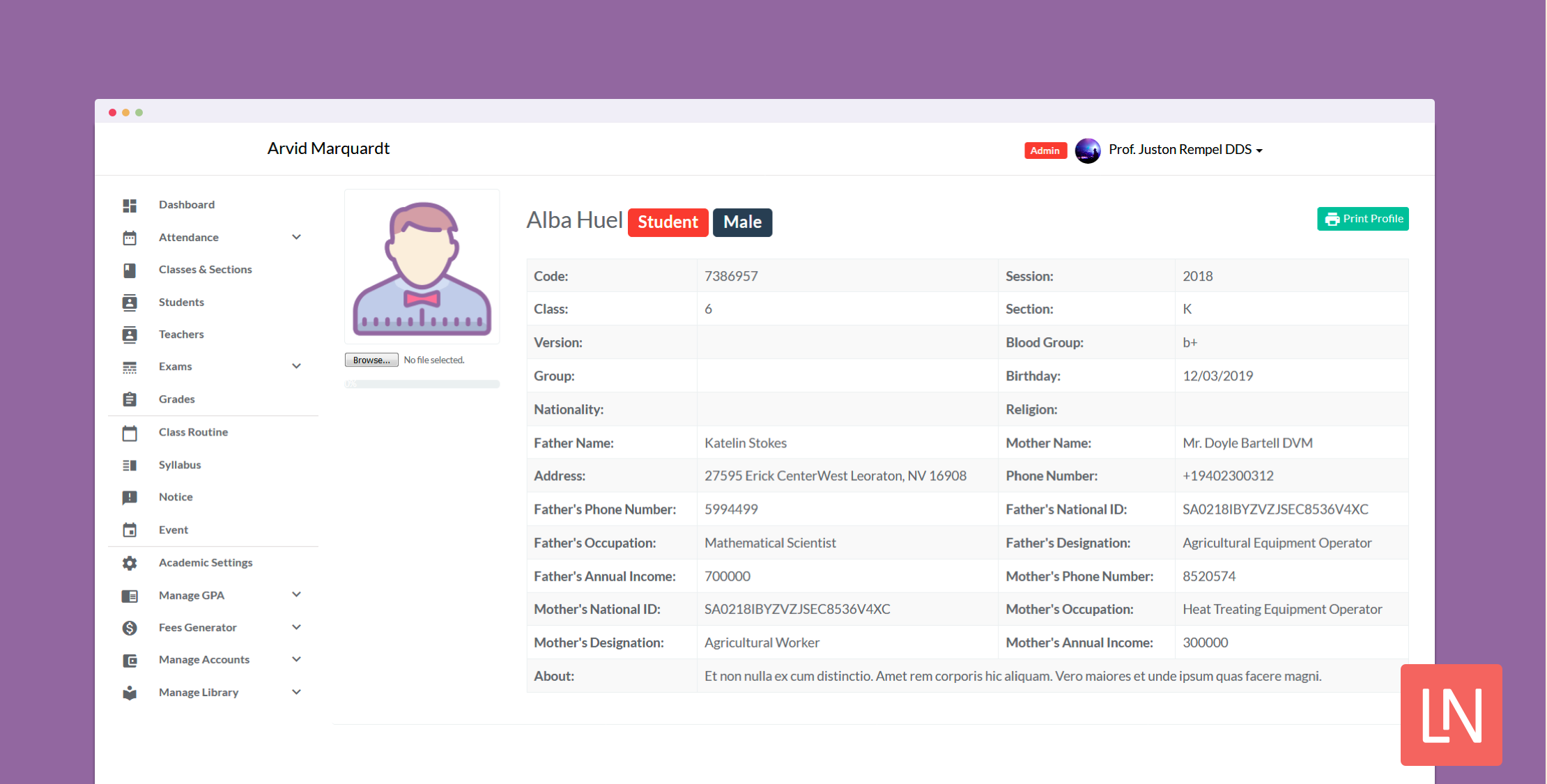 Unified Transform Open-source School Management Platform image